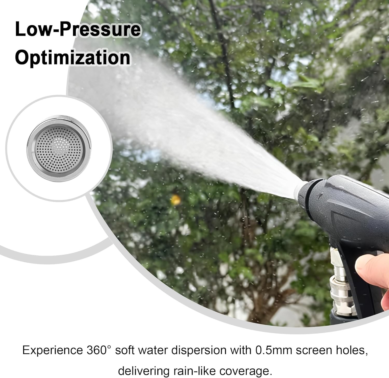 Pressure Washer Nozzle Tips for Soft Wash System, Power Washer Shower Nozzle for