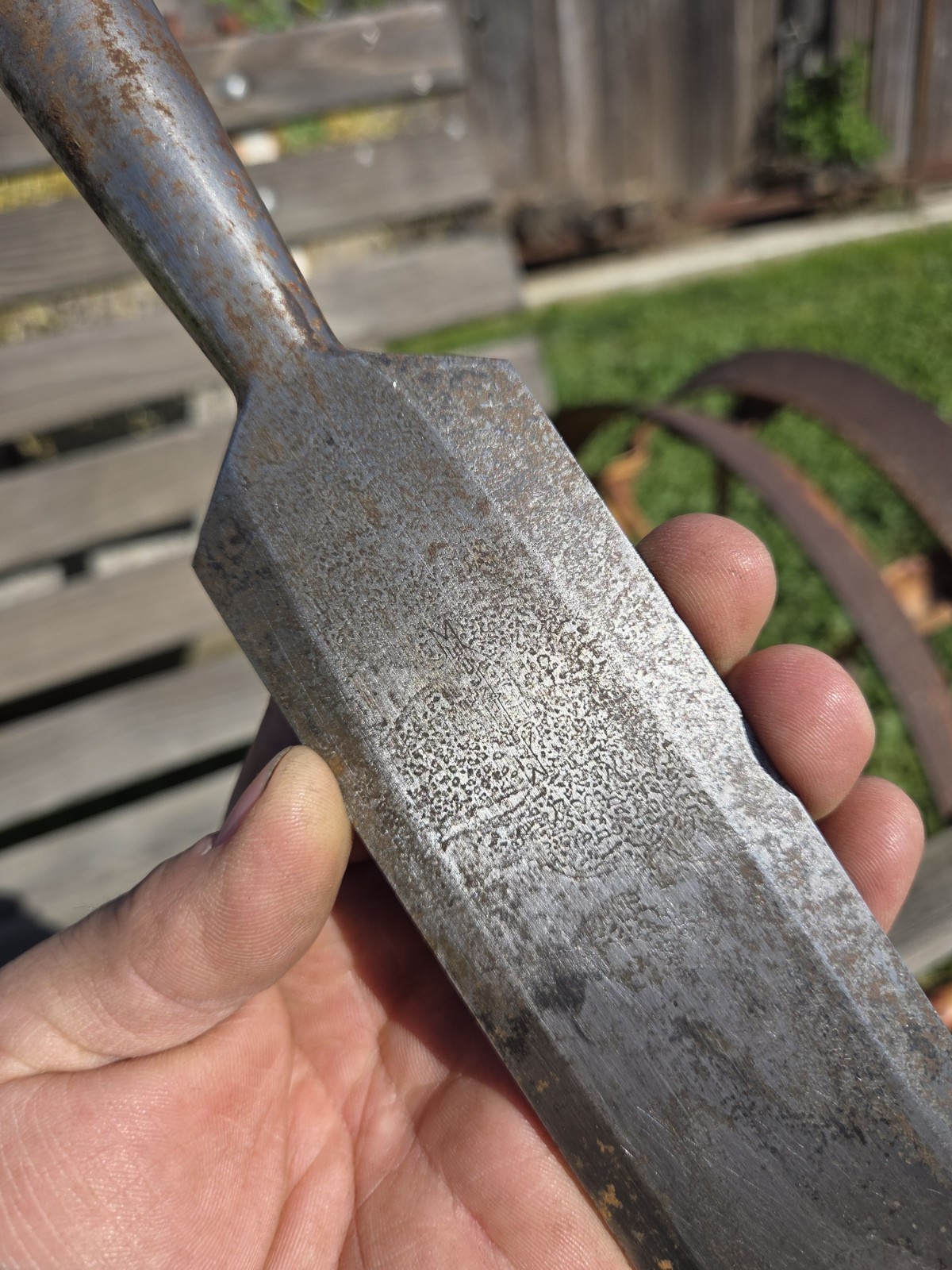 Vintage Greenlee 2" Timber Slick Socket Chisel Beam Hewing Timber Framing