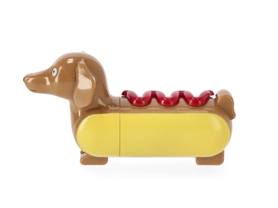 🌭😂 Hotdog Pencil Sharpener Funny Gag Gift – Butt Sharpener Desk Accessory Toy