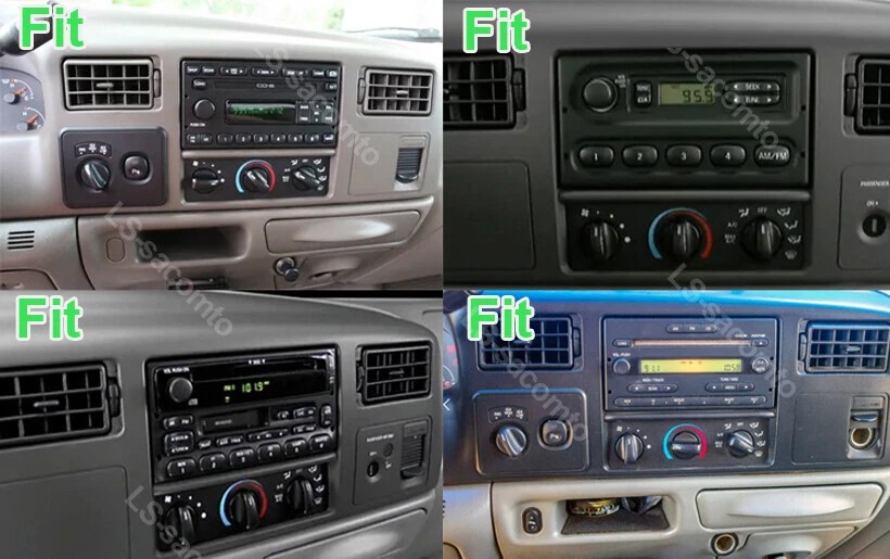 For 1999-2004 Ford F250 F-350 Super Duty Carplay Stereo Radio Android 15 Navi BT
