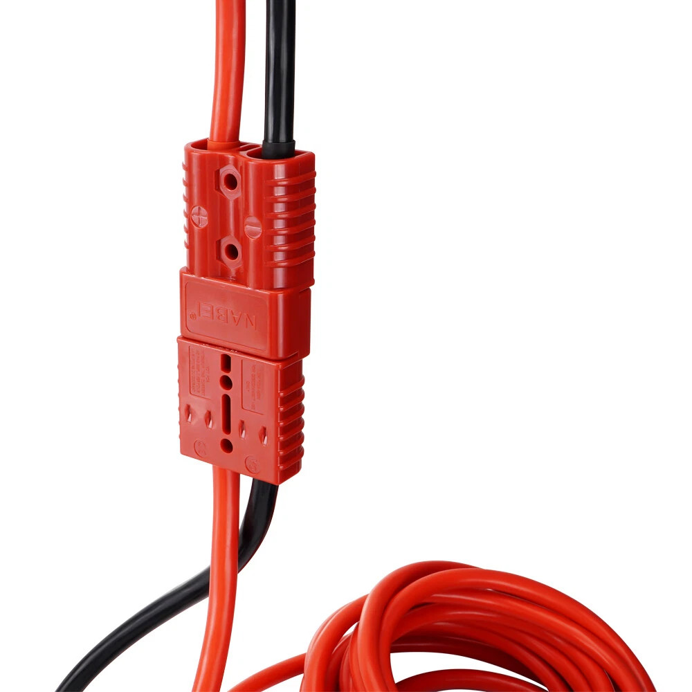 24 FT Quick Disconnect Winch Power Cable 2 Gauge 2 AWG Wiring For Winch Trailer