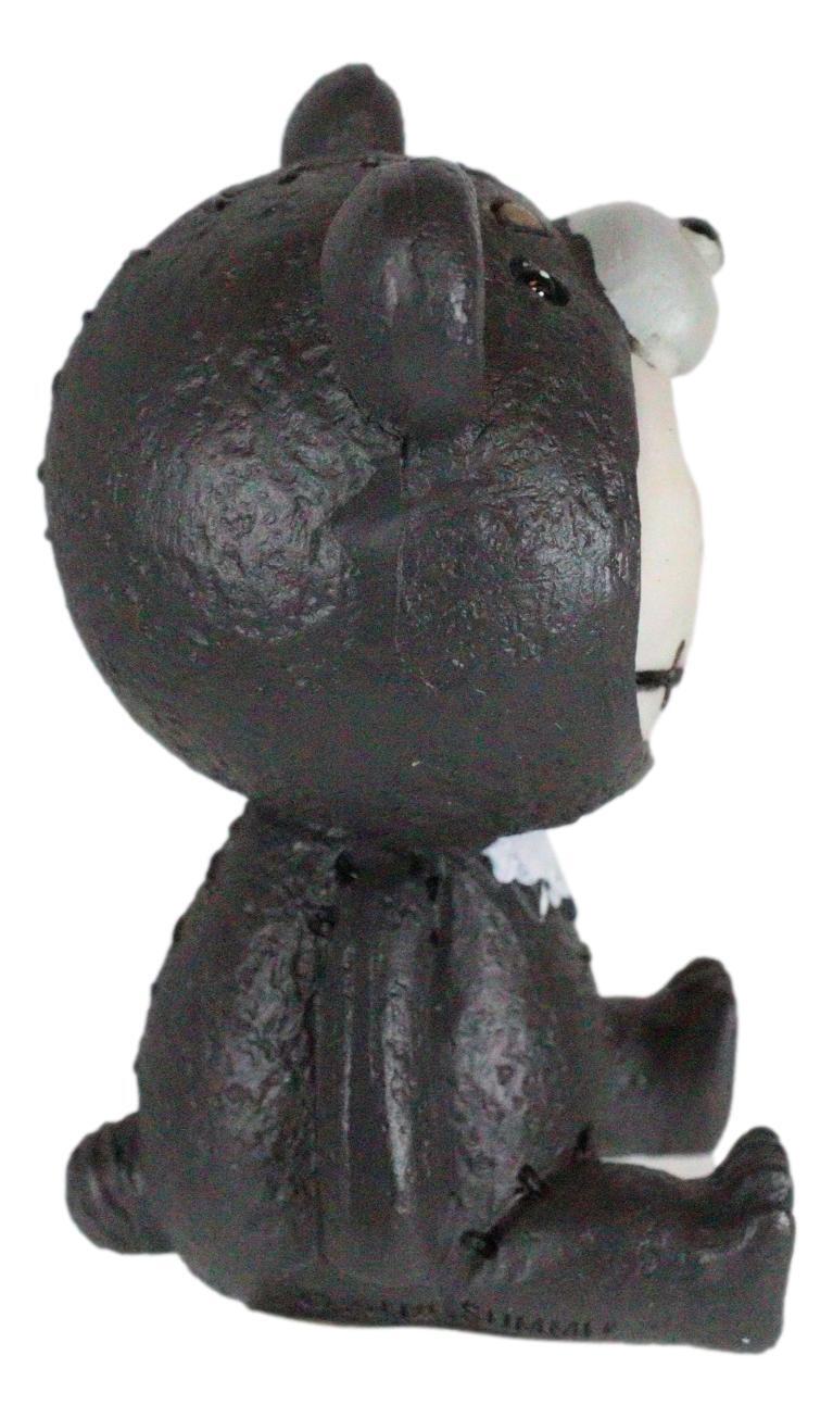 Furrybones Kuma The Black Teddy Bear Costume Skeleton Figurine Furry Bones