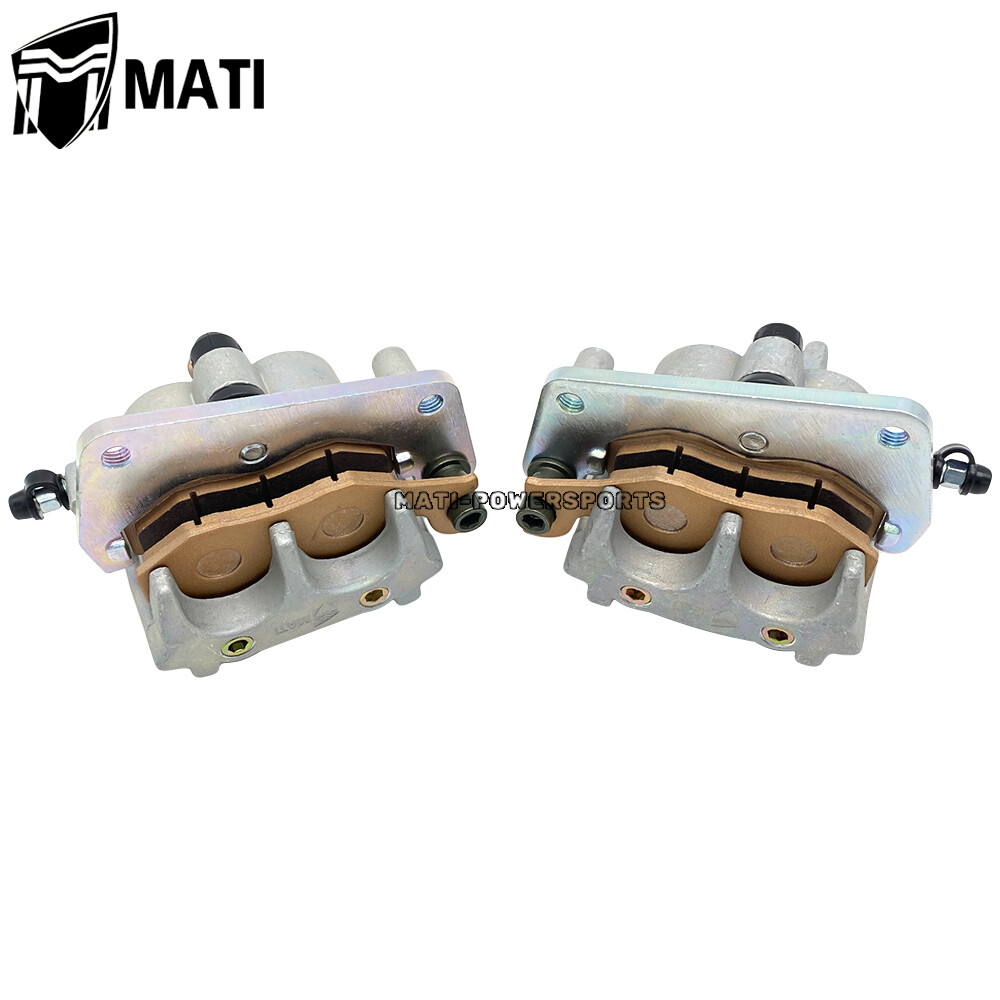 Front Left Right Brake Caliper &Pads for Yamaha YFZ450 YFZ450R YFZ450X 2004-2024