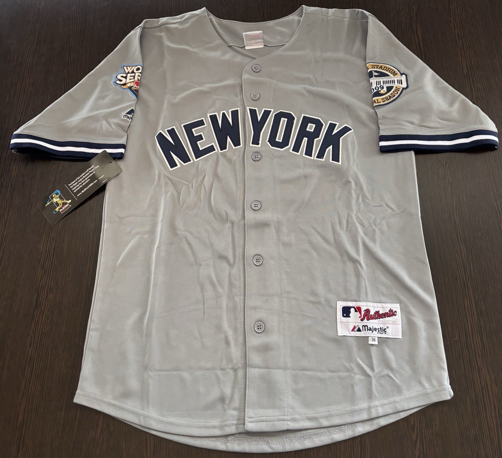 Derek Jeter 2009 New York Yankees World Series Men's Jersey! Same day shipping!