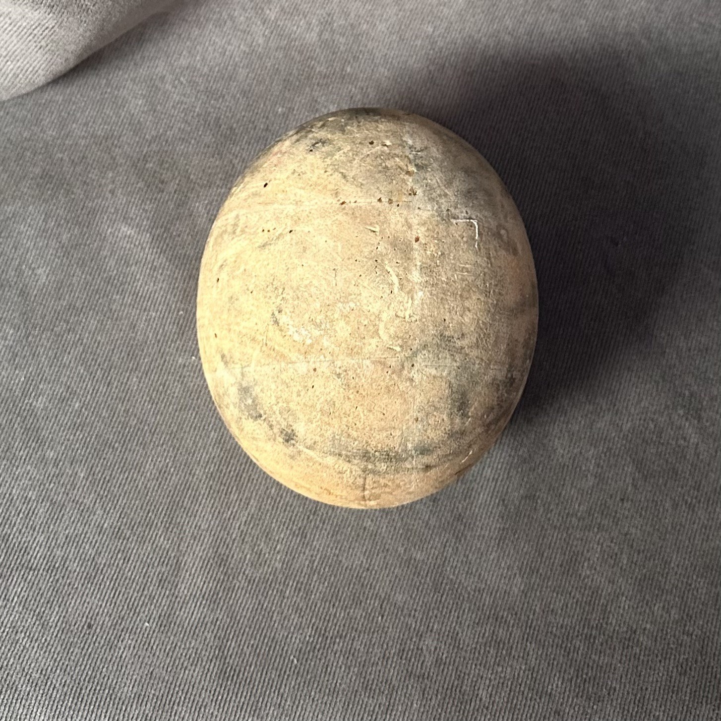 Antique Wood Hat Crown Block Millinery Form Mold 7 1/2