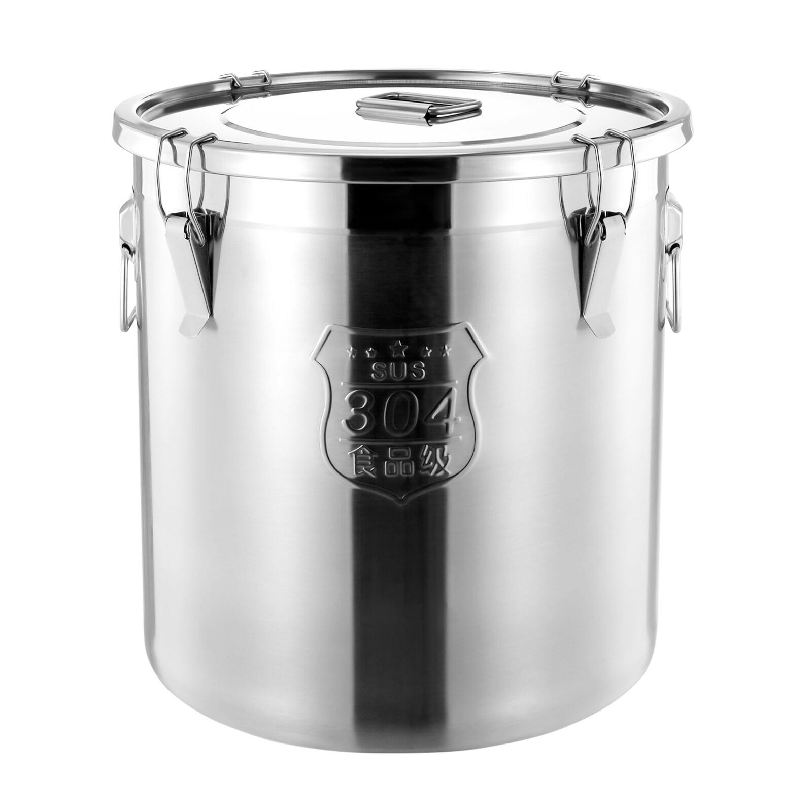 48L Stainless Steel Airtight Container Rice Cereal Grain Container Storage Box