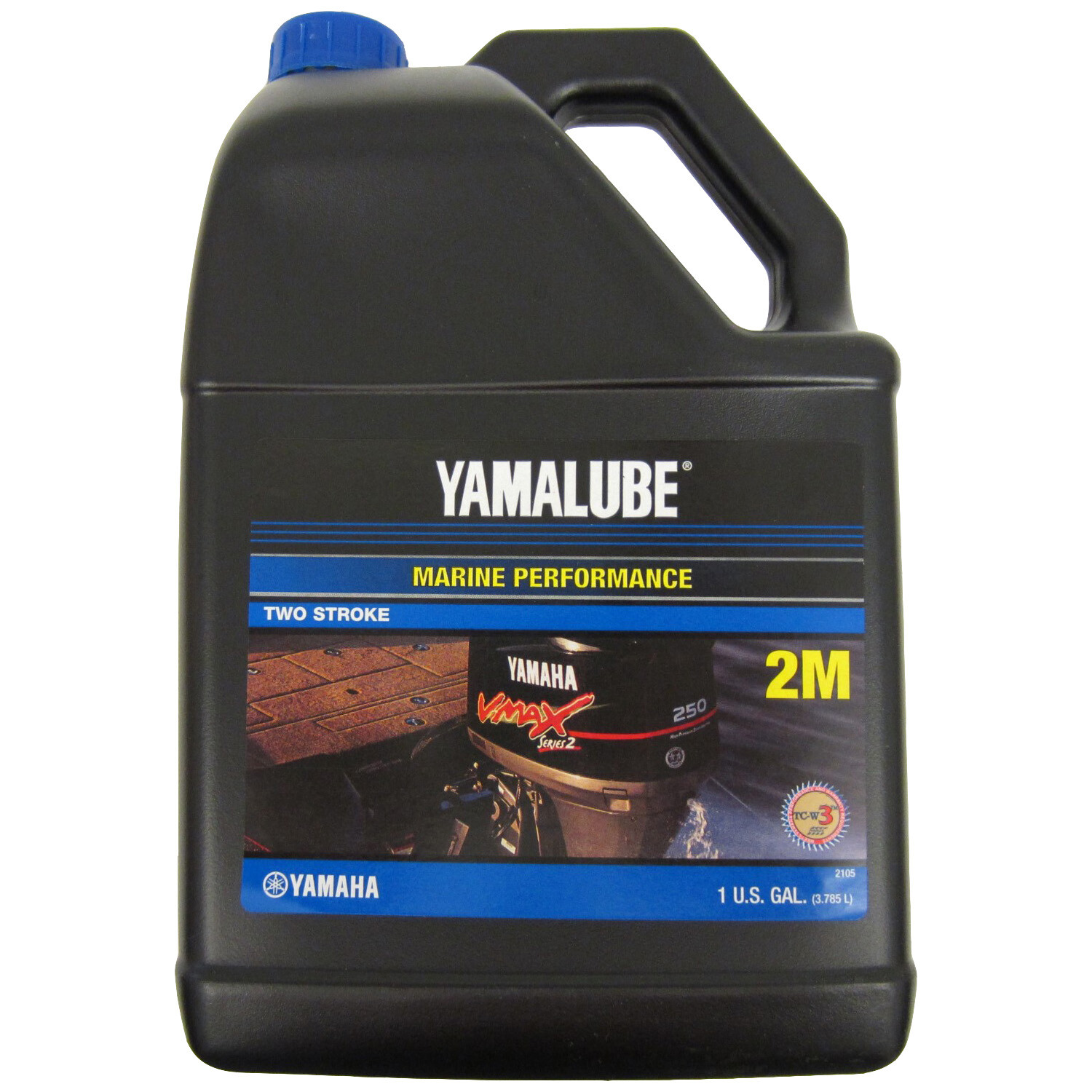 Yamaha Outboard Yamalube 2M MARINE 2 STROKE OIL GALLON CASE TCW-3
