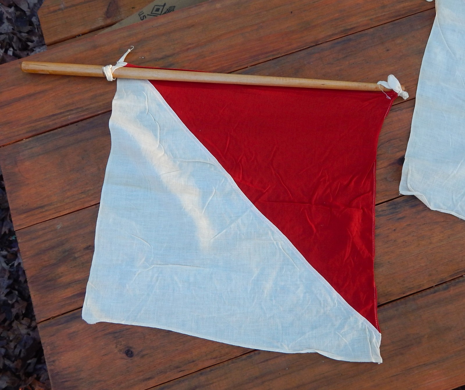 WWI US Army Signal Corps Flag Kit - IMMACULATE CONDITION!