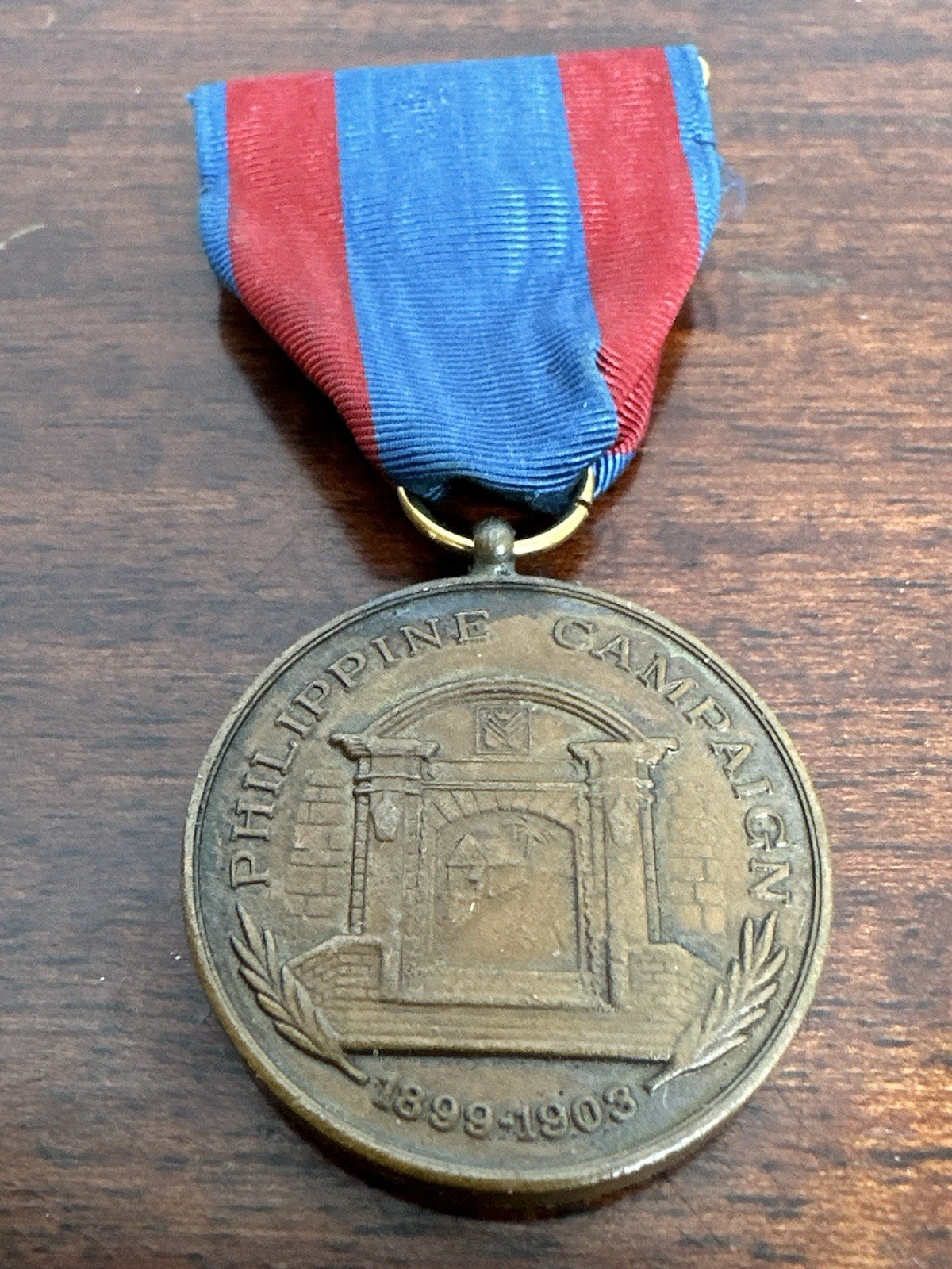 VINTAGE US Navy Philippine Campaign 1899-1903 Medal Earlier Strike And Broach