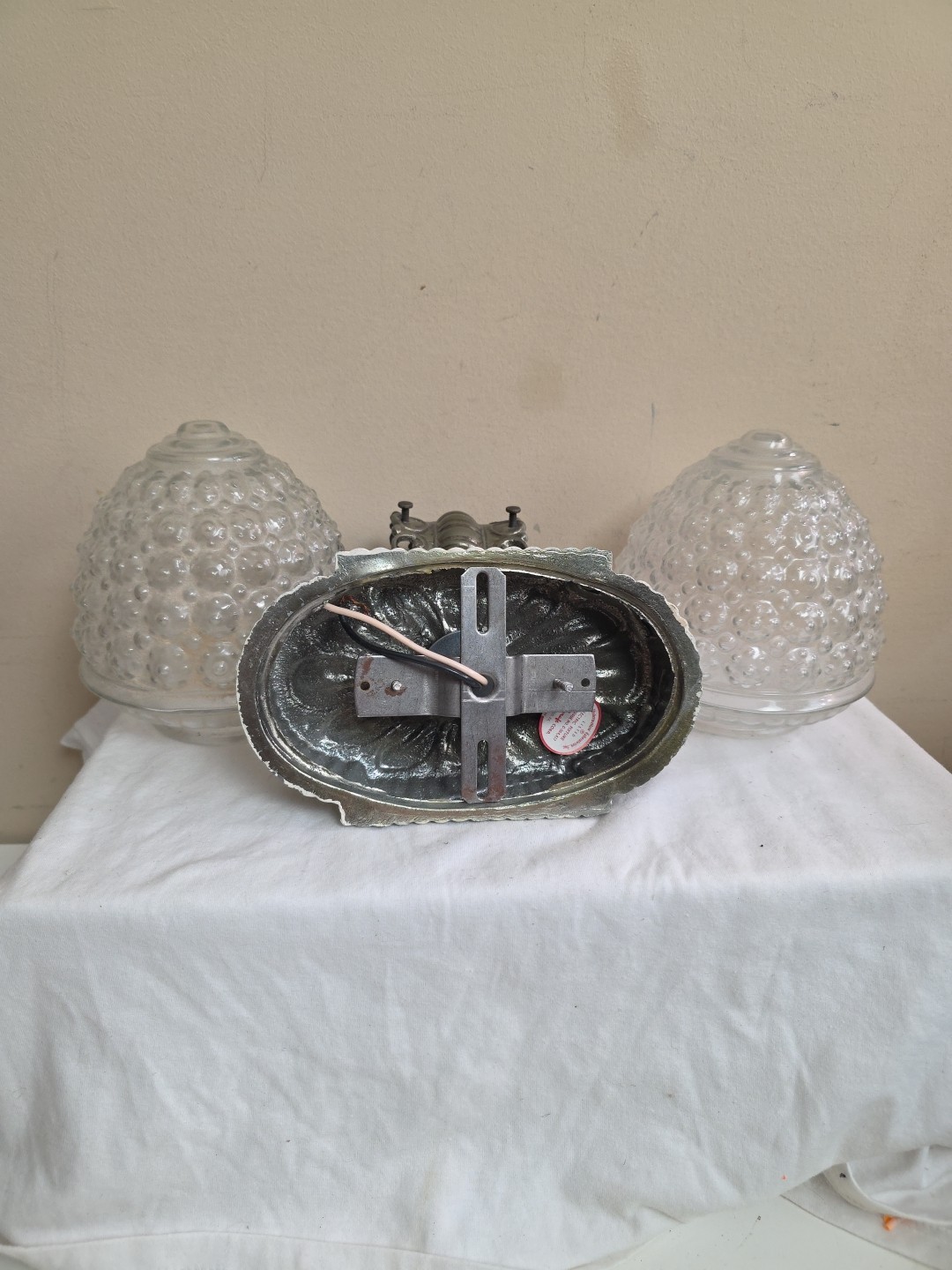 Vintage Double Vanity Bathroom Wall Globes Light Fixture By Lightcraft App 13"