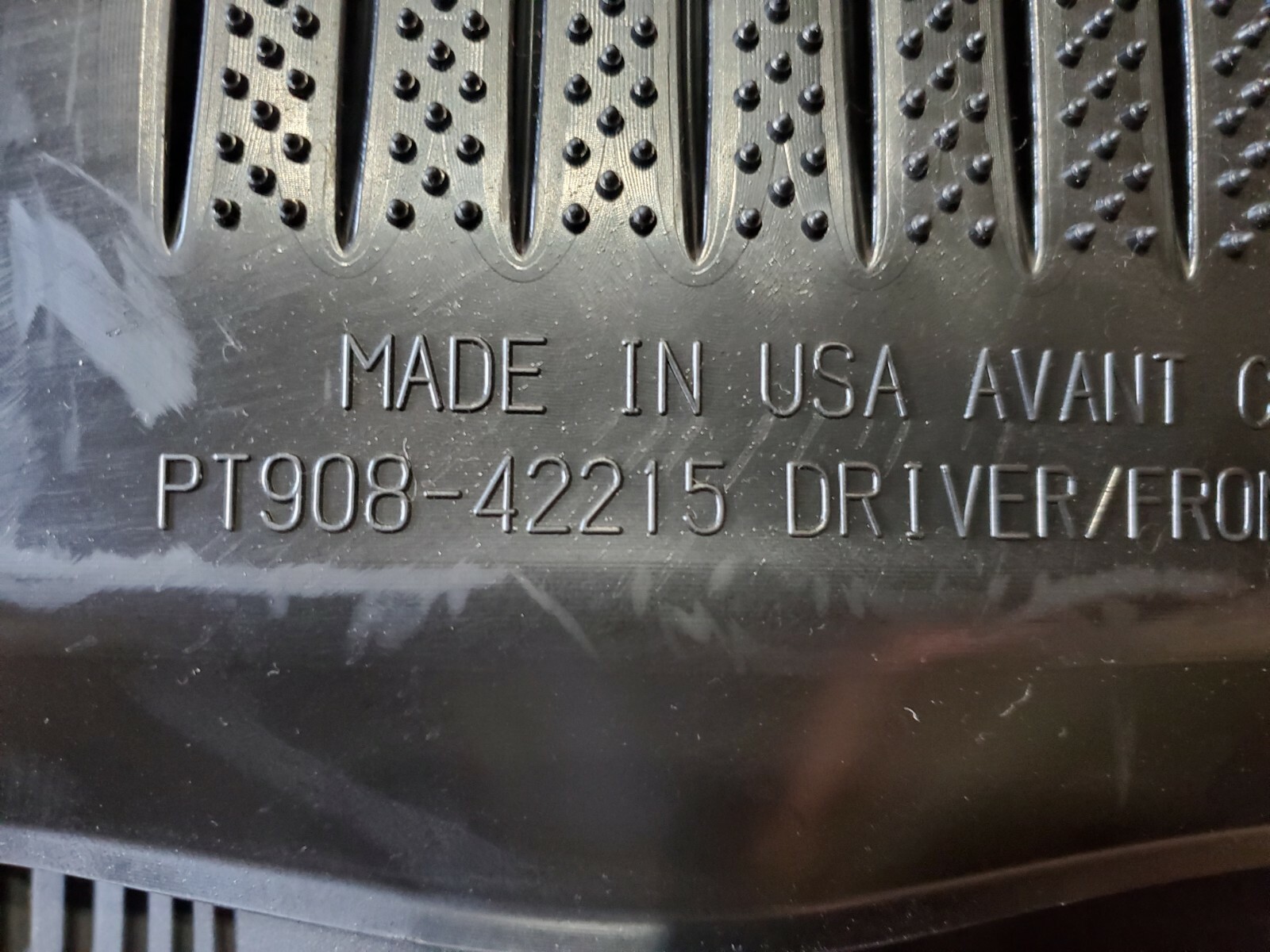 2019-2025 TOYOTA RAV4 FLOOR MATS RUBBER ALL WEATHER GENUINE OEM 3PC SET BLACK