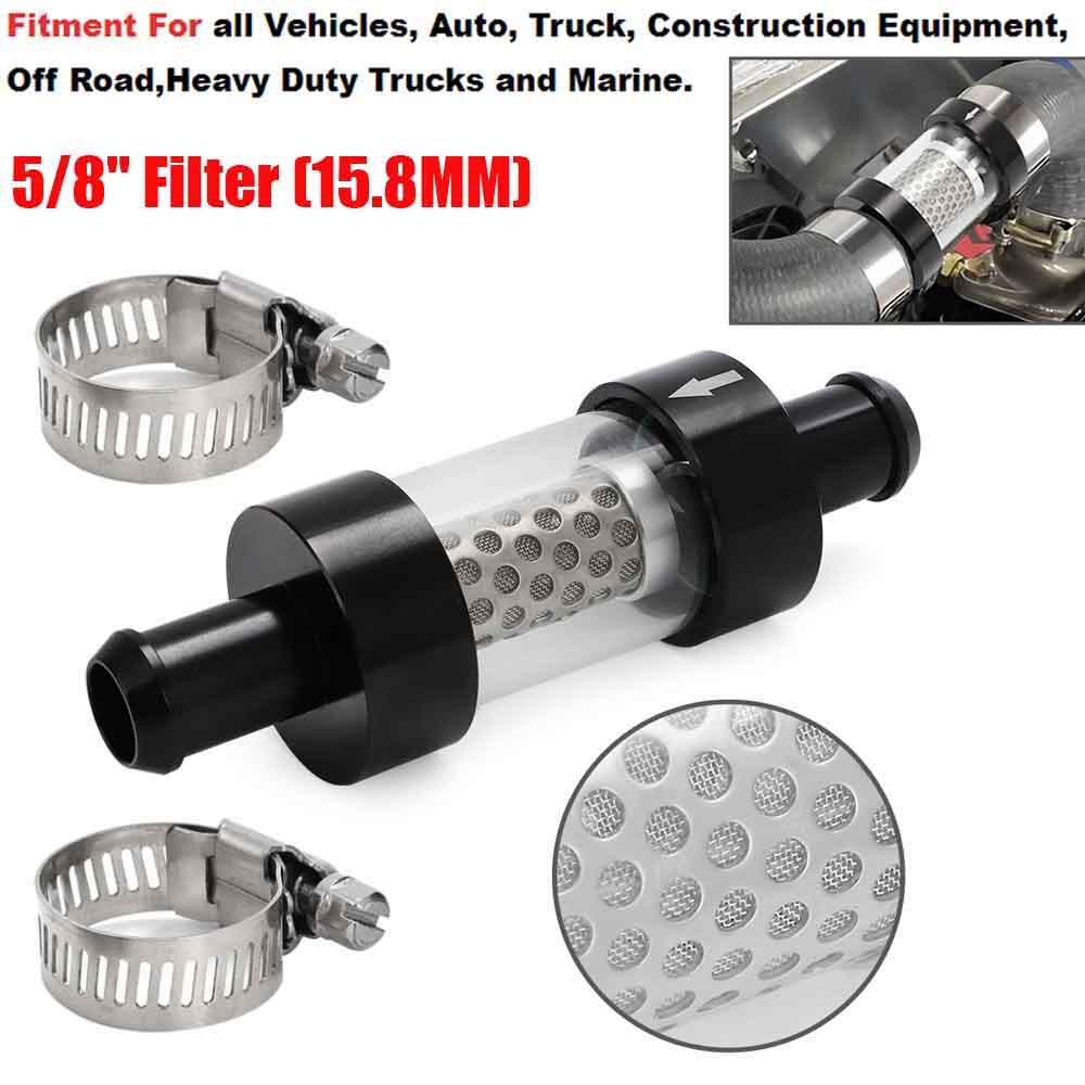 5/8" Inline Heater Core Coolant Filter Inspection System For Auto Truck Off-Road