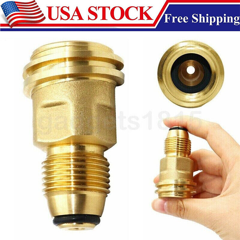 Propane Tank Refill Adapter Converts POL LP Tank Valve to QCC1/Type1 Regualtor