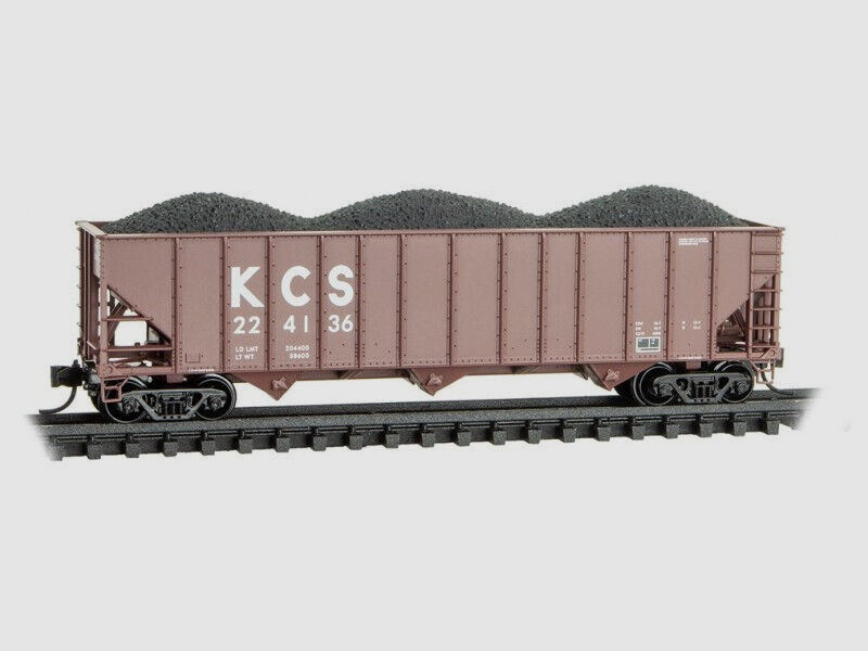 KCS 100-Ton 3-Bay Coal Hopper w/load Micro-Trains MTL #108 00 550 N Scale
