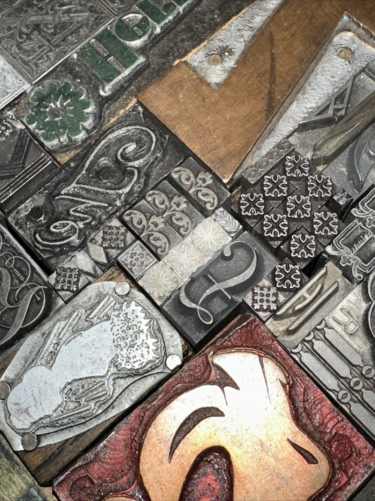 Printing Blocks Ornamentals Borders Dingbats. Wonderful Variety!! #C Beautiful!