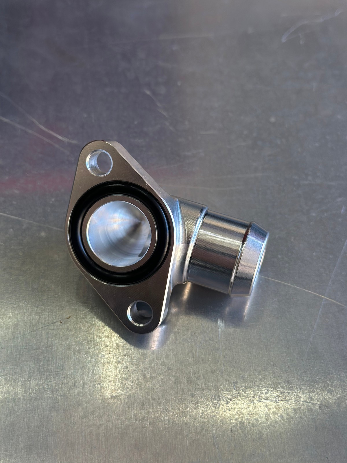 1989-2001 CR500 Billet Coolant Inlet Elbow