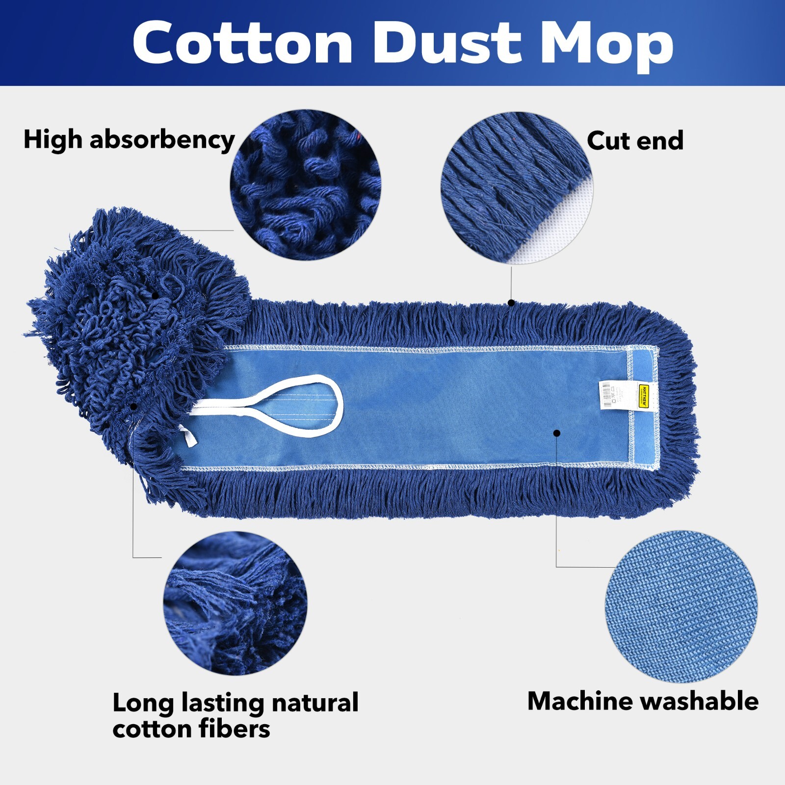Professional Dust Mop Commercial Industrial Heavy Duty Head Refill