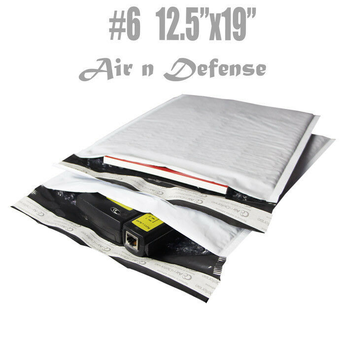 #6 12.5x19 Poly Bubble Padded Envelopes Mailing Mailer Shipping Bags AirnDefense