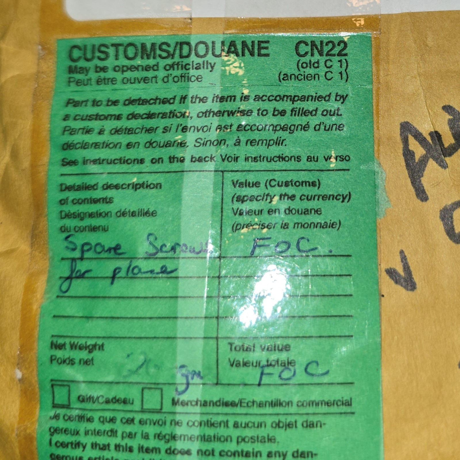 CLIFTON Extra Long Cap Iron Screw For Thick Cap Irons - Buy 1 or More