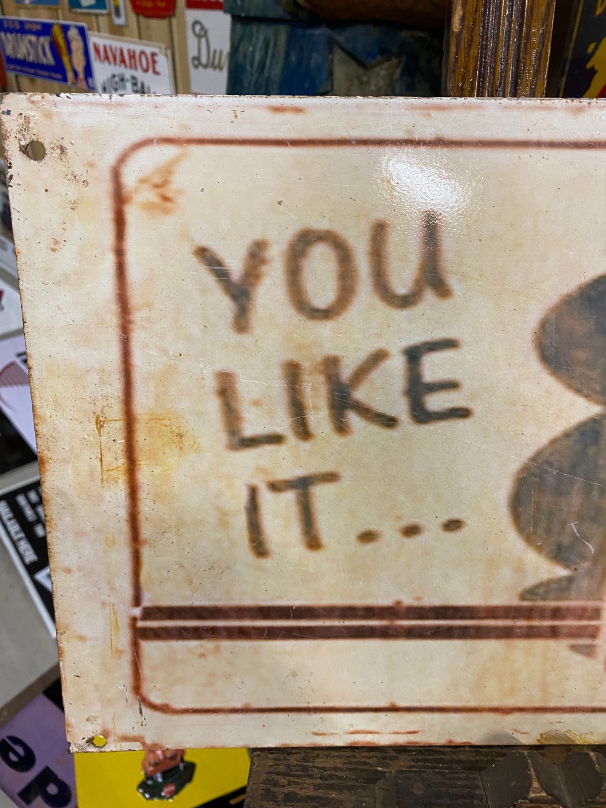 7UP SODA COLA Metal Sign 29 1/2" x 11" GAS OIL