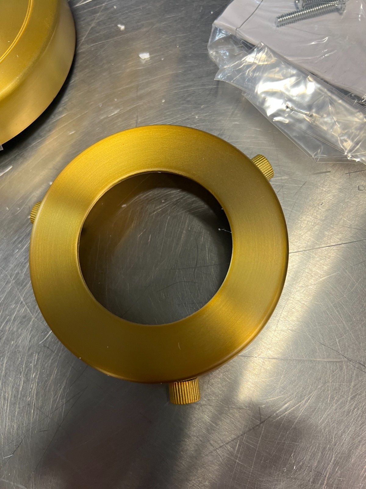 Innovations 43 Large Cone 1-Lt Sconce w/Switch, S Gold/Plated SM - 203SW-SG-G43