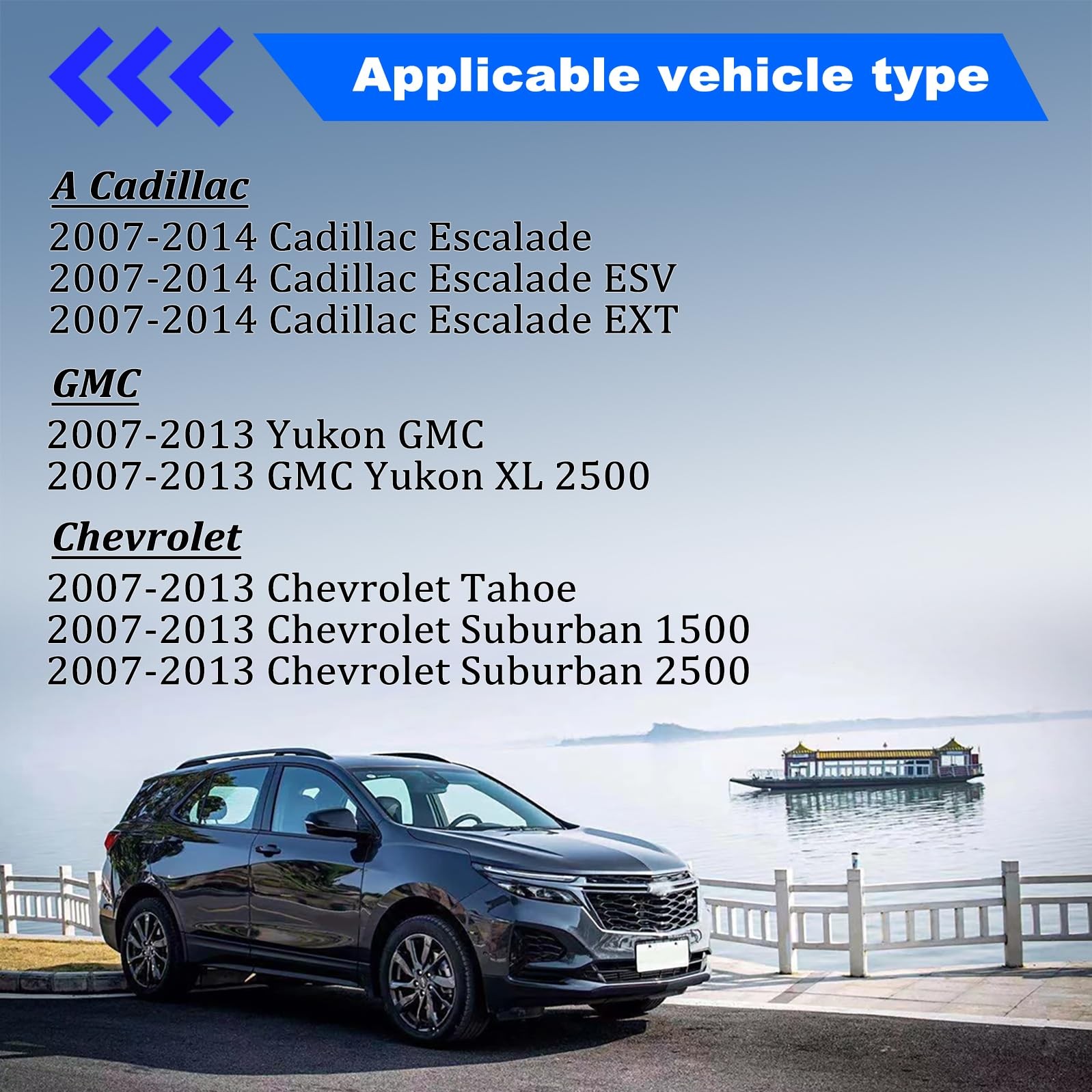 15277756 Rear Window Wiper Arm Blade Set Replacement for Cadillac Escalade,chevy