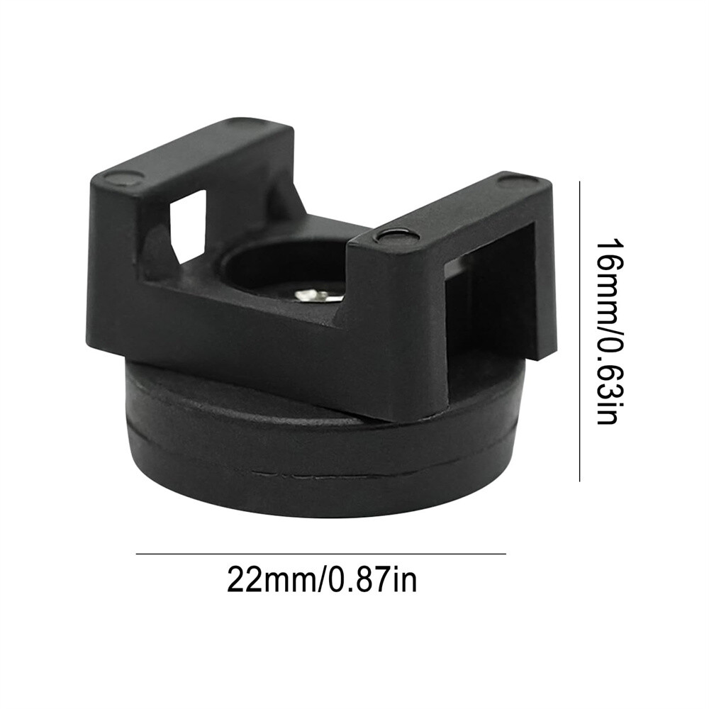 20Pcs Black Magnetic Cable Zip Tie Mount Base Wire Clips Management Bases Holder