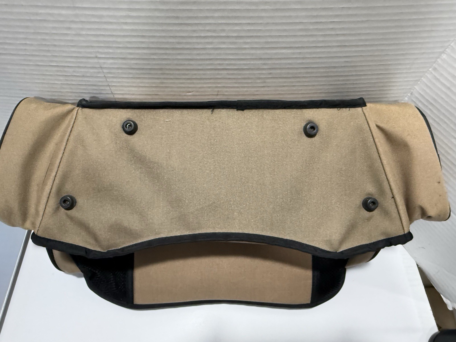 Vintage BOSE AW-1 Acoustic Wave Travel Canvas Bag w/ Power Supply 20"x11"x8"