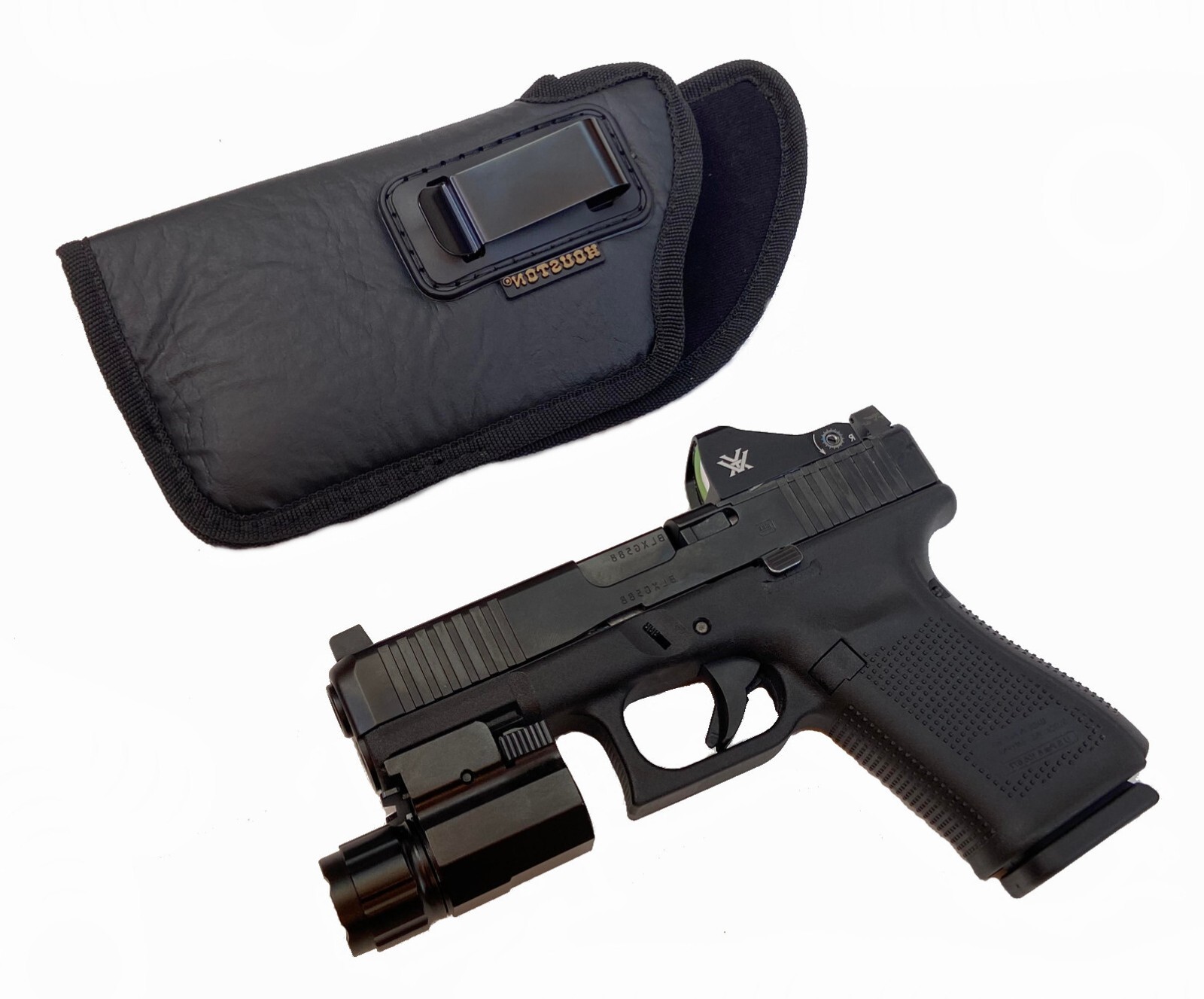 Red Dot & Laser/Light Combo Optic Cut + Laser IWB Houston Holster - Choose Size