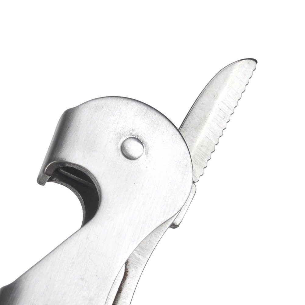 1 - 60 Stainless Corkscrew Doubled Hinged Waiters Wine Bottle Opener Foil Cutter