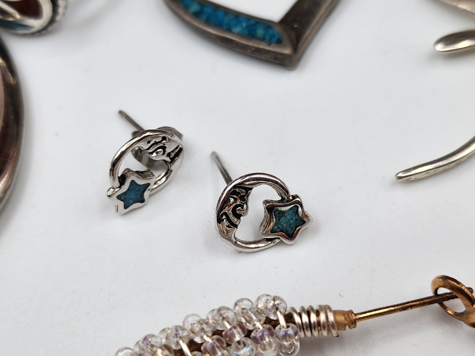 Large Native American Jewelry Lot. Lots Of 925