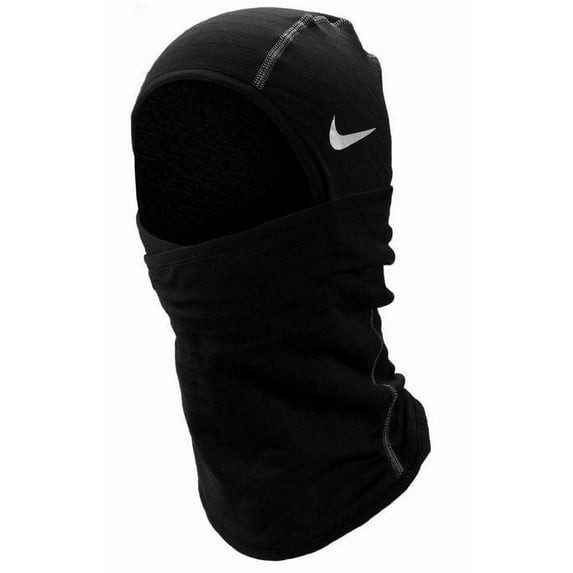 Nike Pro therma-fit hyperwarm hood ski mask black, balclava, football, running,