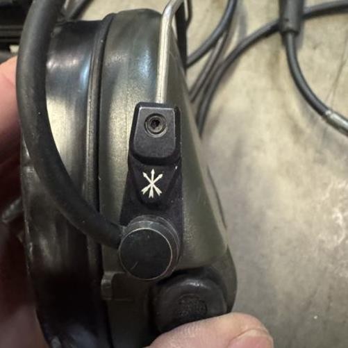 ​TCI Liberator III Dual Comm OD Green W/ Team Wendy Rail Mounts w/ Dual Com PTT