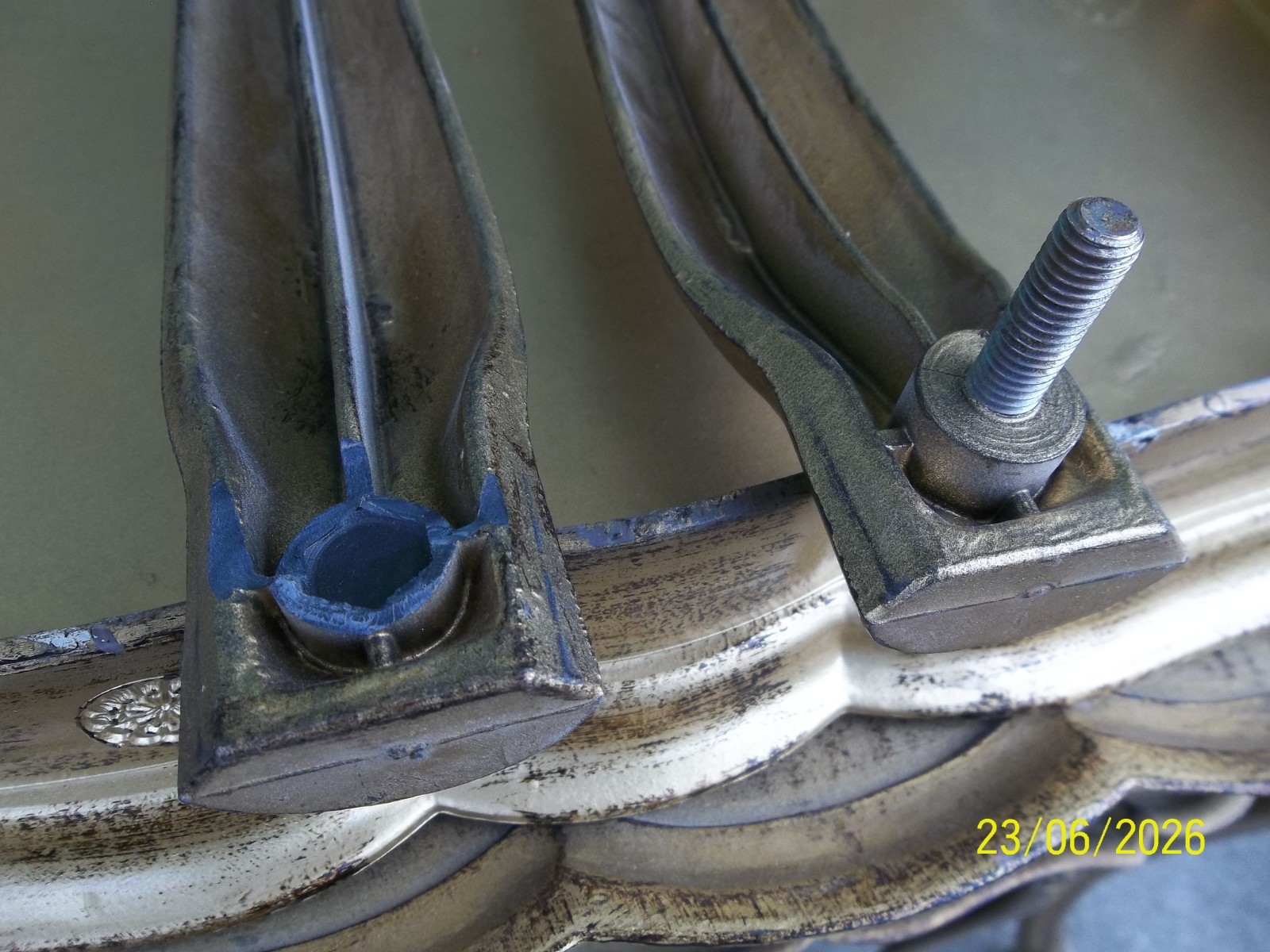 Vintage 1950s - 60"s Italian Florentine Gilded Plastic Nesting Tables - Set of 3