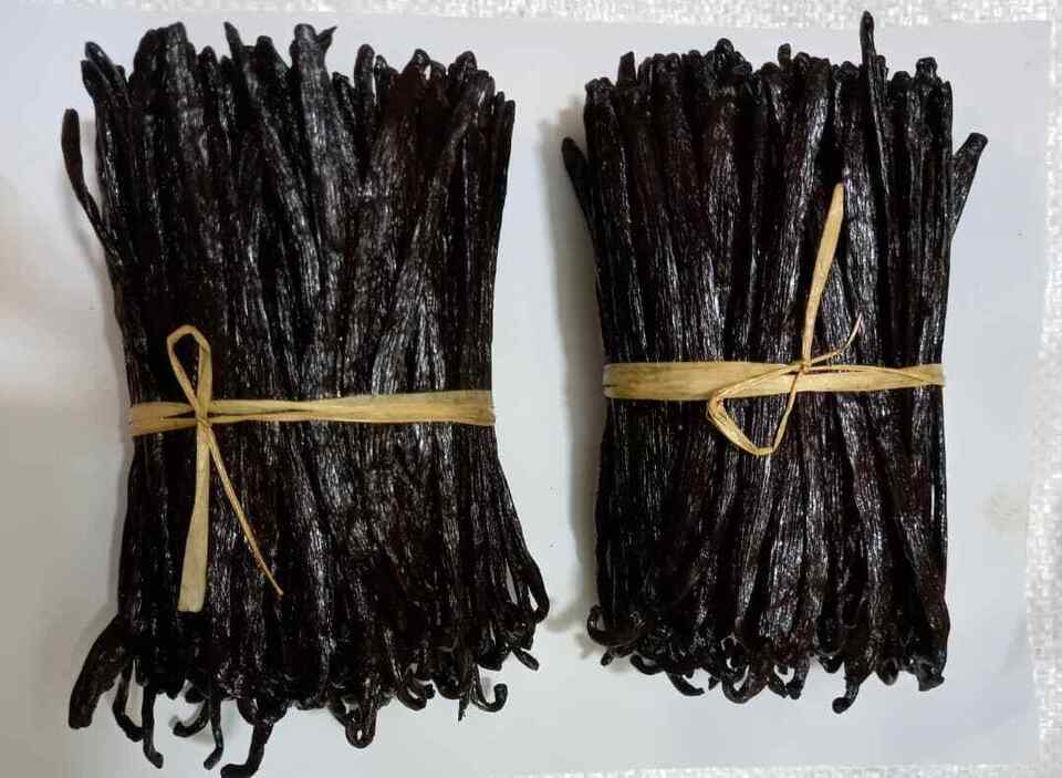 Vanilla Beans Grade A, Whole Vanilla Beans For Making Vanilla Extract & Baking