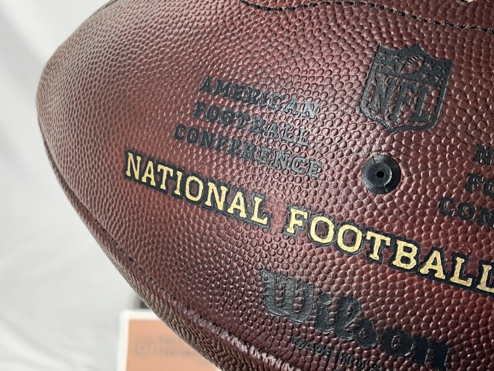 RAMS LOGO - NFL "The Duke" Wilson Football - Game Ball - Prepped & Conditioned