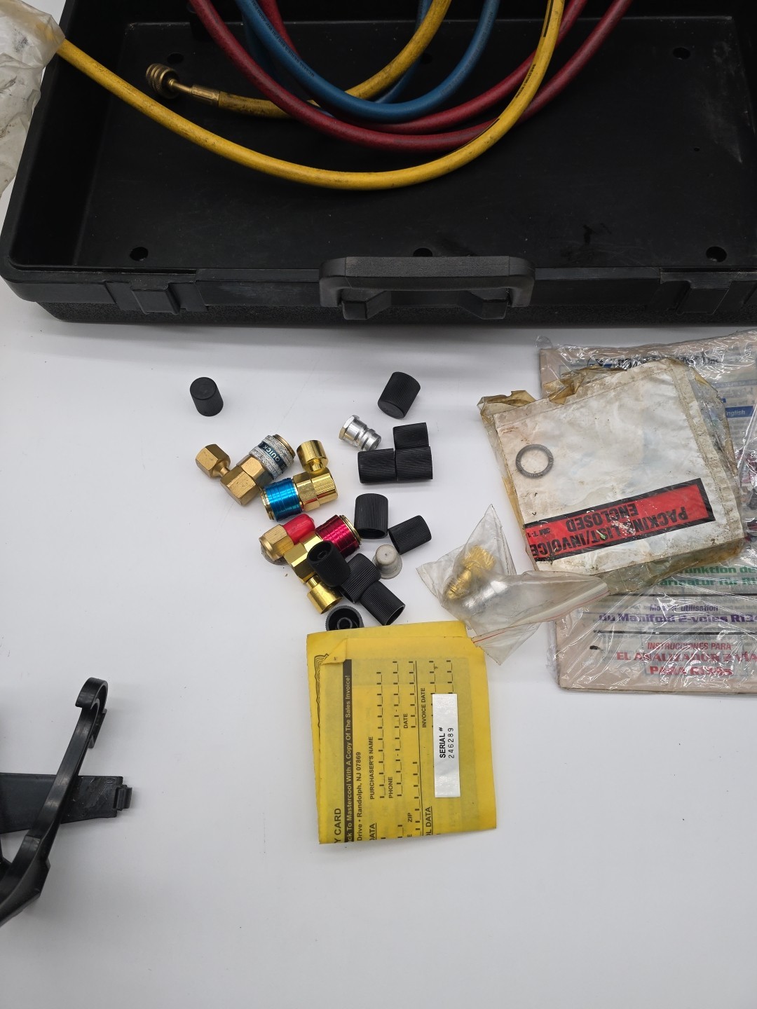 Mastercool 89661-AYF - R1234yf, R134a Aluminum Manifold 2 1/2-Inch Gauge Set -