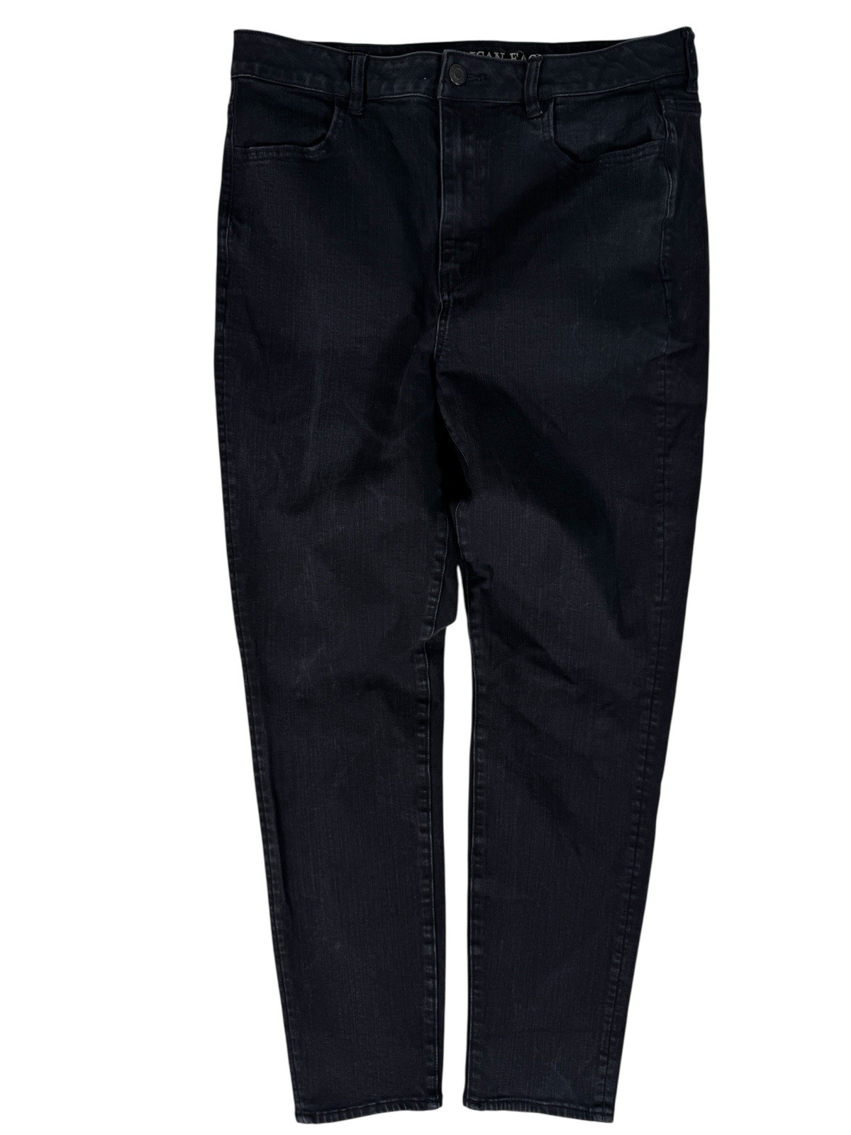 American Eagle Black Super High-Rise Jegging Denim Jeans Women's Size 14R