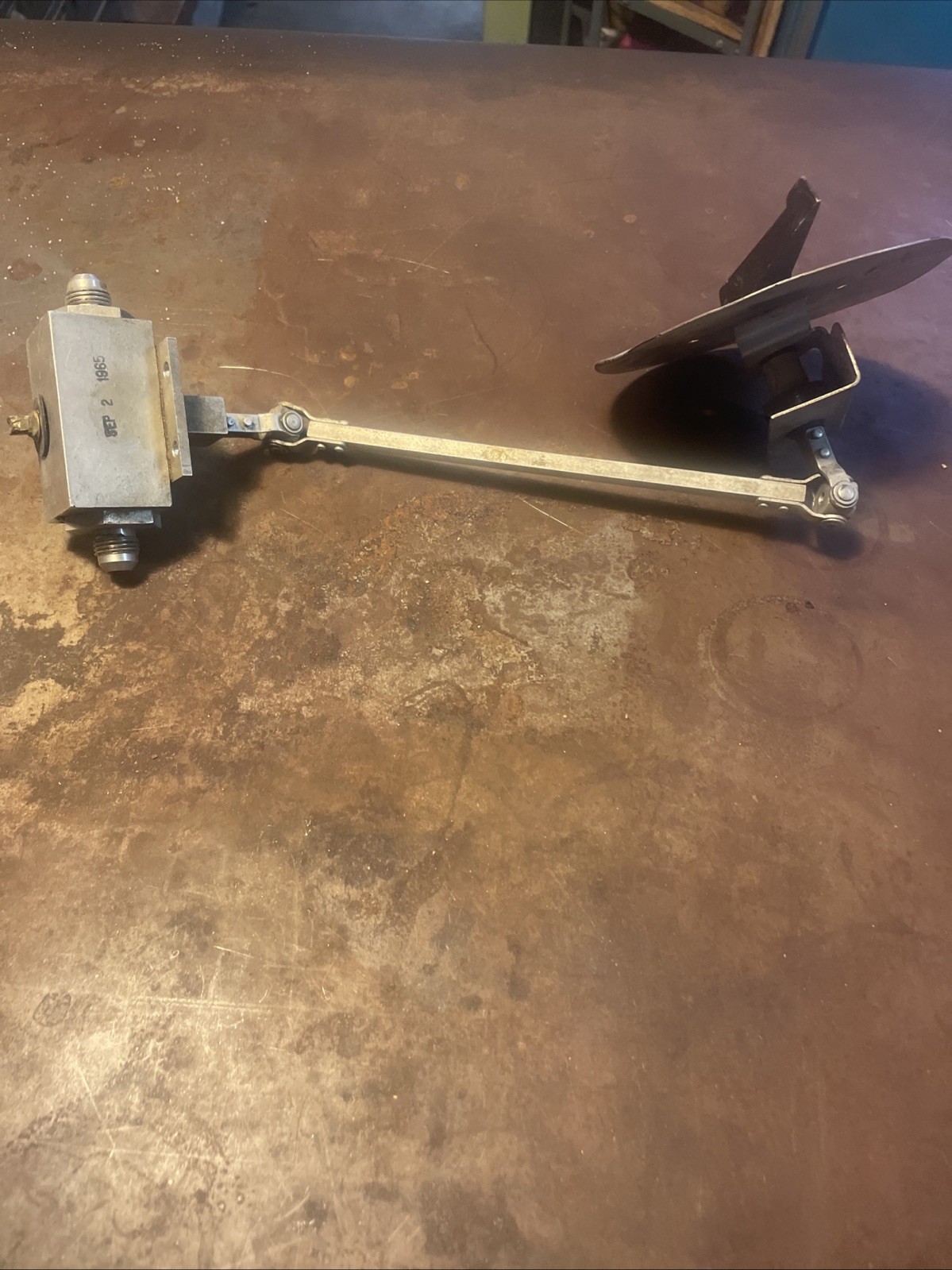 1966 Cessna C172 Fuel Selector Valve With Face Plate