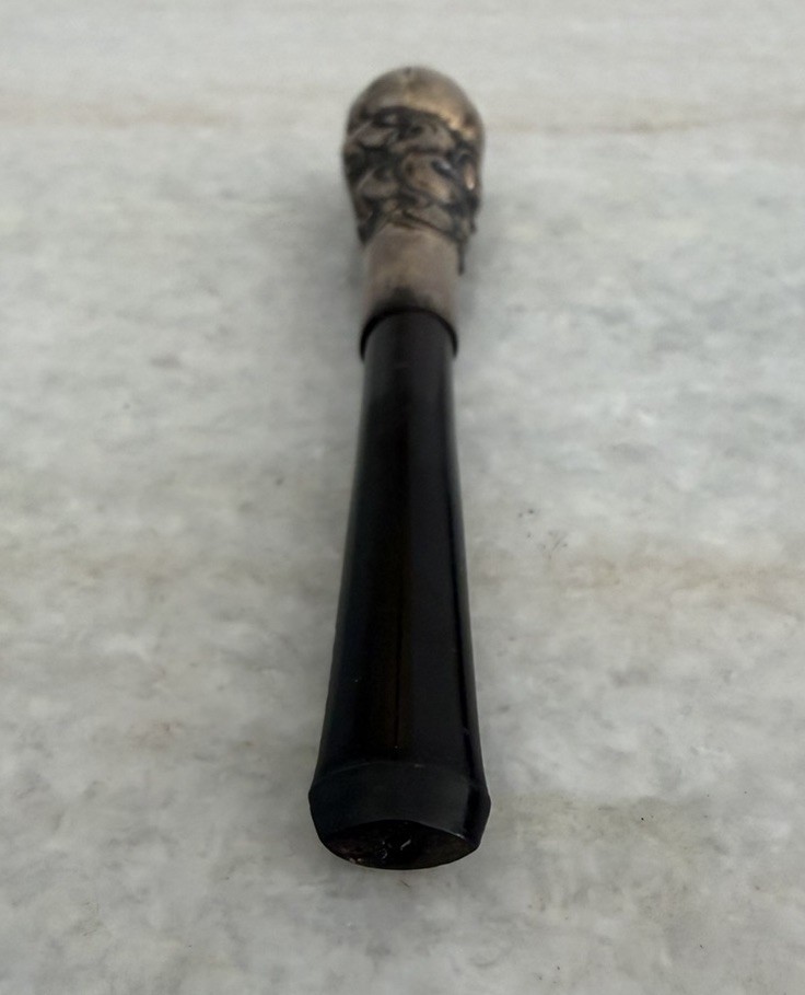 Vintage Art Deco Sterling Silver Cigarette Bakelite Holder