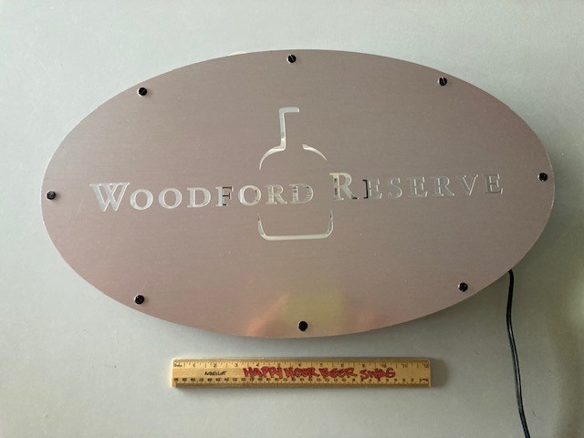🌟 Woodford Reserve Kentucky Derby Bourbon Whiskey LED Craft Beer Bar Sign Light