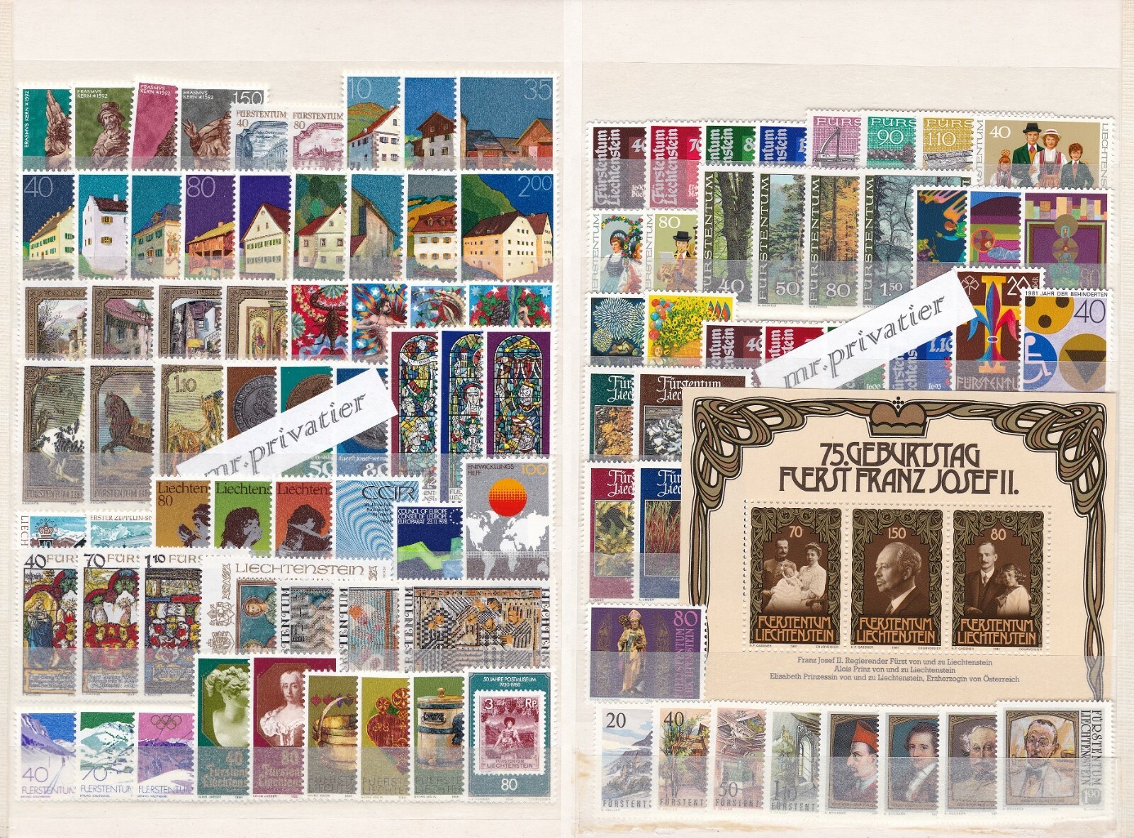 LIECHTENSTEIN 1961-1995 - 35 Complete Years! - Sale - Big MNH Collection - €1180