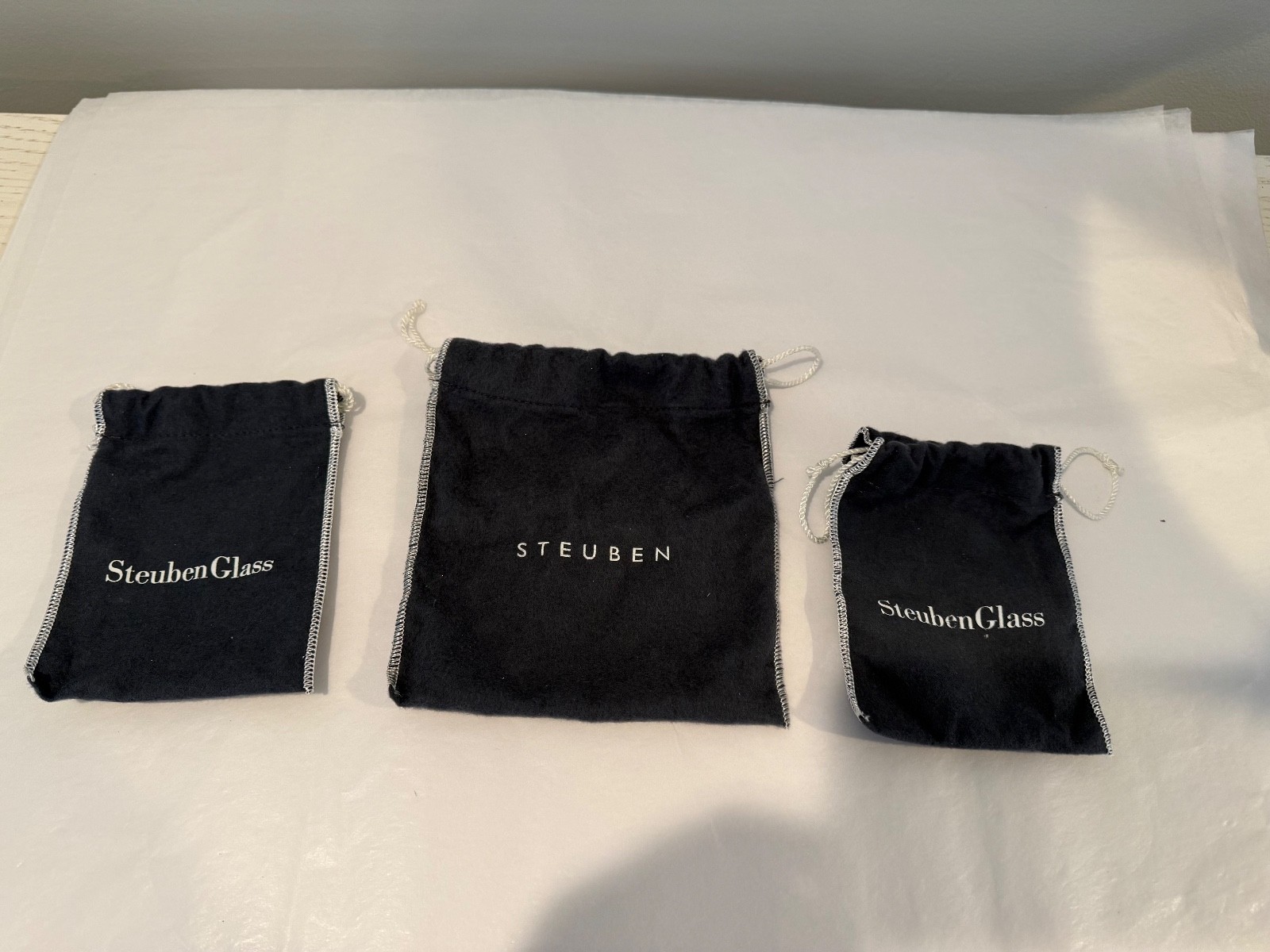 Steuben Empty Boxes 3.5 x 6 x 6, Lot Of 3