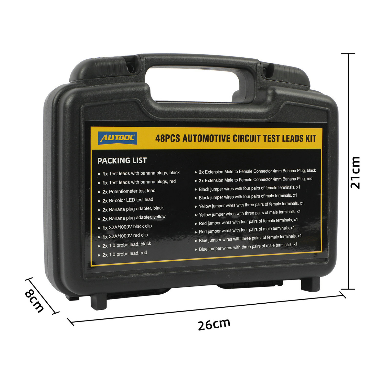 Multimeter Test Leads Kit Automotive Electrical Circuit Test Leads Diagnostic