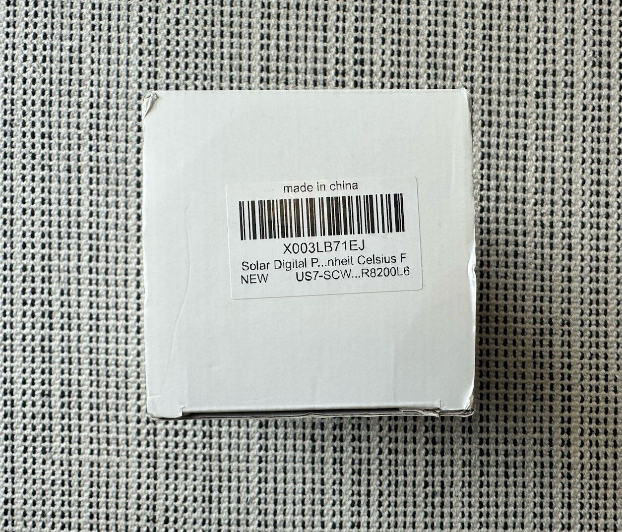 NIB MELONVA White Solar Digital Pool Thermometer GR8200