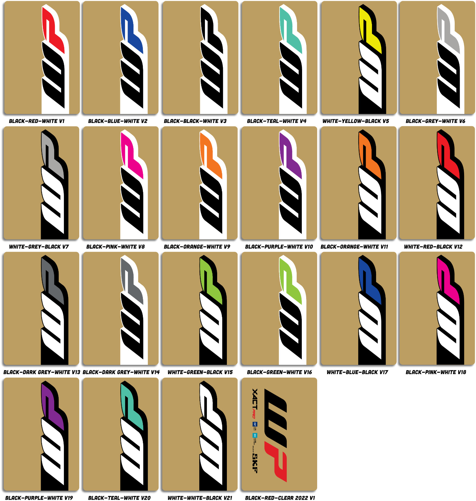 WP Fork Fork Decals CRF YZF KX Motocross (Multiple Colors/Styles)(9x6) WP 2022