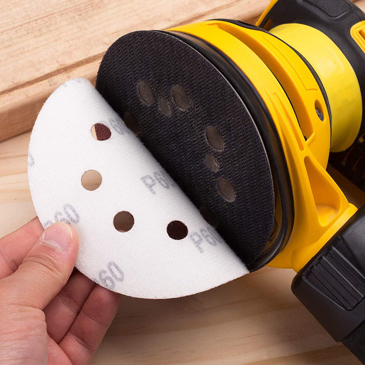 5inch Sanding Discs 40-1000 Grit Hook Loop 8-Hole Orbital Sander Paper Sandpaper