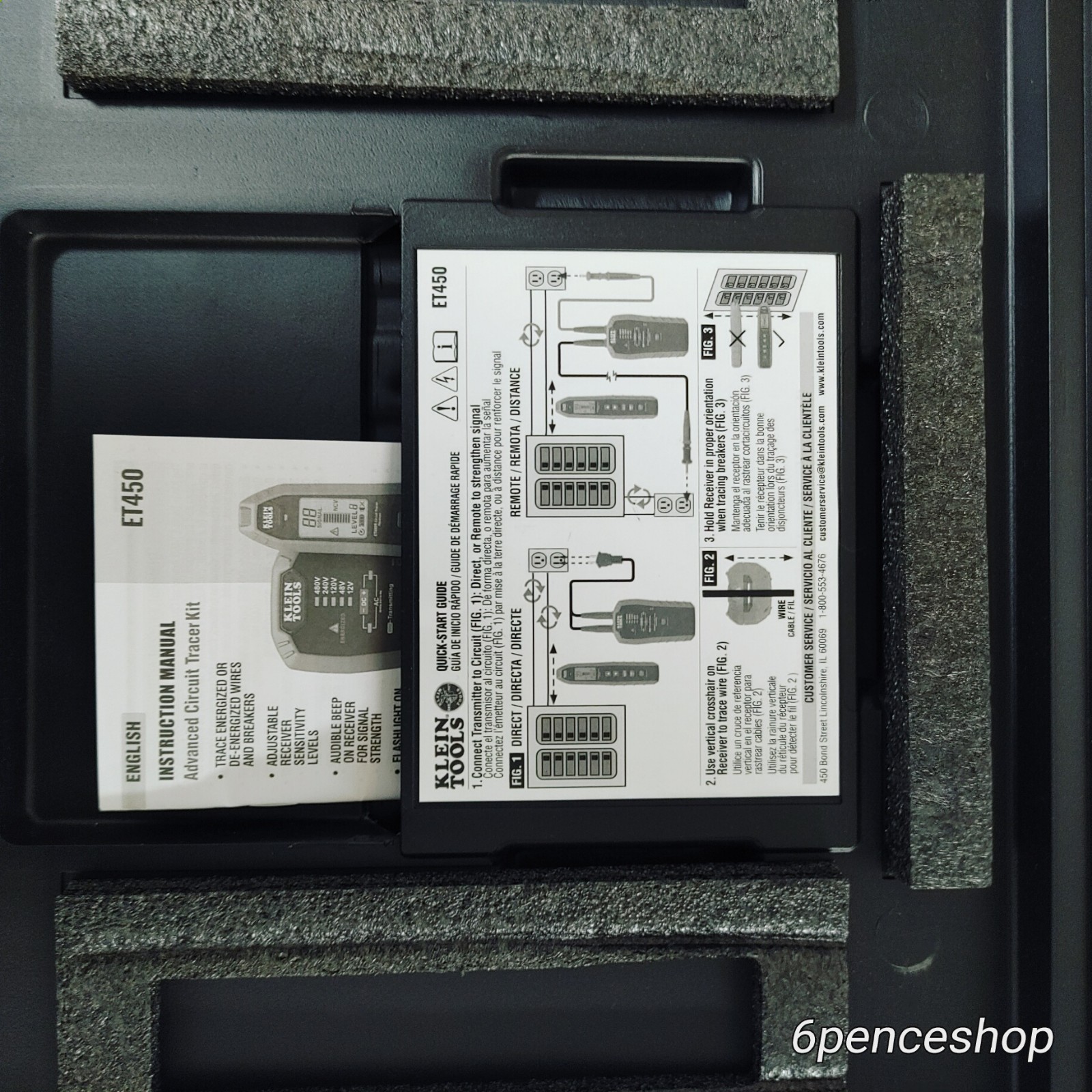 NEW Klein Tools ET450 Advanced Circuit Tracer Kit