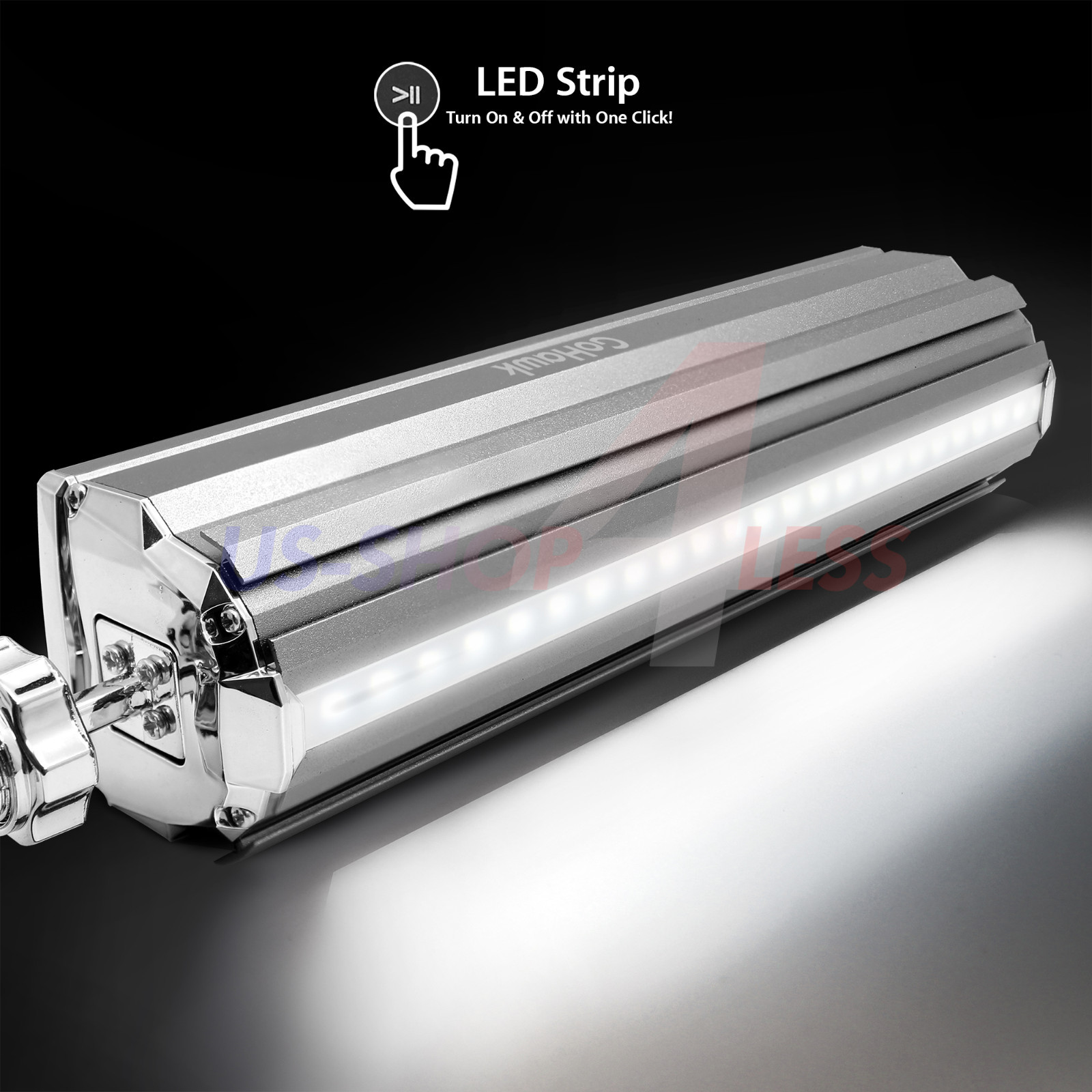 Bluetooth Motorcycle Stereo Soundbar Speaker Radio Audio System MP3 ATV 4Wheeler