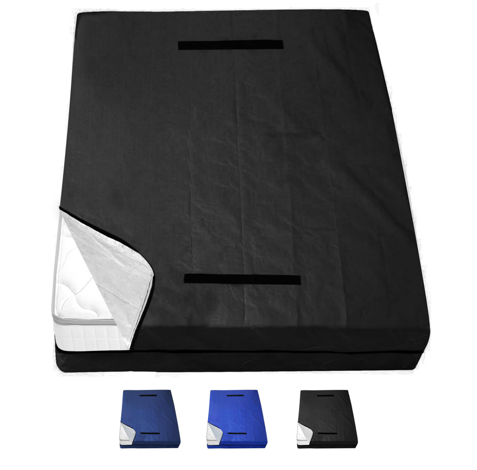 Mattress Bag for Moving Waterproof Storage Reusable Zippers Bags Color Size Opt